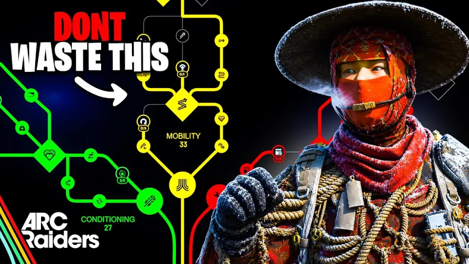 Arc Raiders best skill tree choices for maximum mobility and stamina management